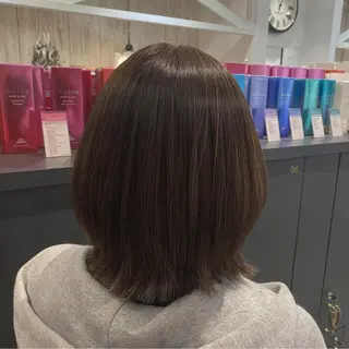 ミディアム 柴田 枝利子のヘアスタイル