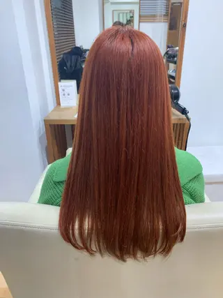 ロング カラー ✨🎨ブリーチなし 透明感カラー✨美友のヘアスタイル