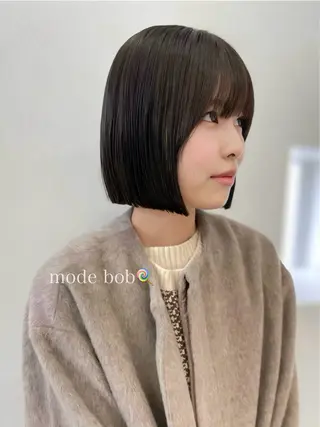 ショート 2月で掲載終了 ボブ・カミオカのヘアスタイル