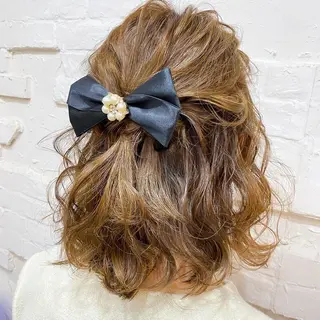 ミディアム まつパ・ヘアセット ♡Chinami♡のマツエク・マツパデザイン