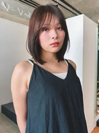 ショート カラー パーマ 🫧小顔×似合わせ× 透明感カラー🫧のヘアスタイル