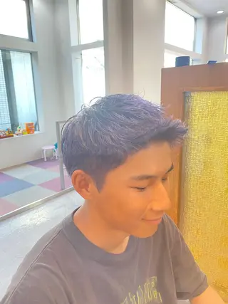 ショート カラー メンズ メンズスタイル 完全再現/仁翔のヘアスタイル