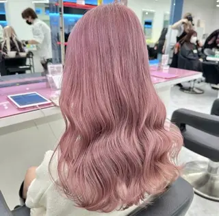 セミロング カラー 🌈カラーとエクステ 🌈のヘアスタイル