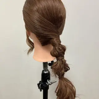 ロング anon所属・田中 結月のヘアスタイル