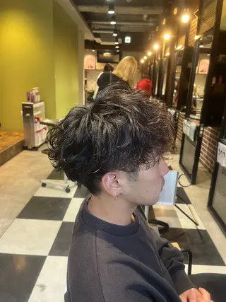 ショート パーマ メンズ 🎧メンズパーマ特化 /RUI🎧のヘアスタイル