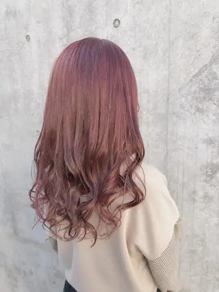 ロング カラー ヘアアレンジ メンズ キッズ 💟Chloe原宿店 🩶ハイトーンのヘアスタイル