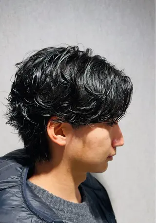 パーマ メンズ 👑駅近メンズサロン パーマ特化北千住👑のヘアスタイル