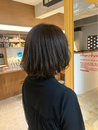 ミディアム カラー 名駅/マンツーマン 流音のヘアスタイル