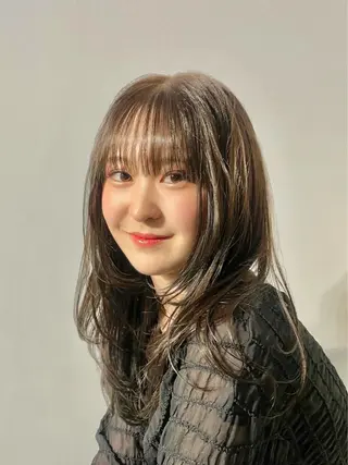 ミディアム カラー La fith hair ray所属・韓国パーマ×ブリー チカラー/KAITOのヘアスタイル