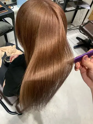 カラー ハイトーン/ラベンダ ー/ユイナ🪄のヘアスタイル