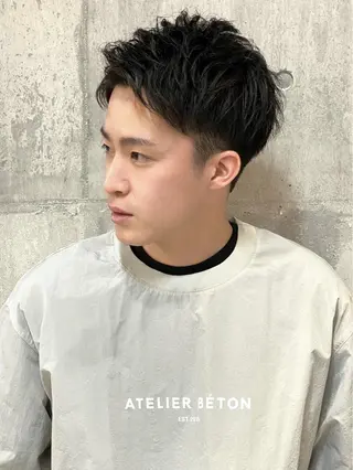 ショート メンズ 【扉gate】野崎 英幸のヘアスタイル