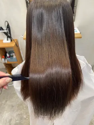 ロング 似合わせカットNo1 いちば　ゆなのヘアスタイル