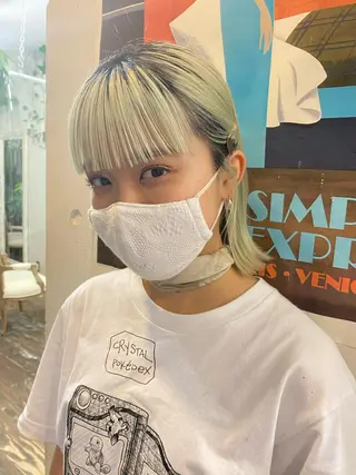 ミディアム log所属・ボブ/顔まわりカット 💫大澤奈緒美のヘアスタイル