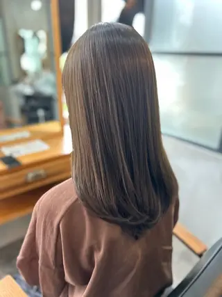 ロング カラー source河原町 /水本賢のヘアスタイル