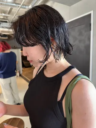 ショート パーマ 斎藤祐樹 /レイヤー/パーマのヘアスタイル