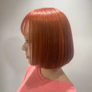 ミディアム カラー ブリーチカラー特化 美容師/𝕐𝕌𝕀のヘアスタイル