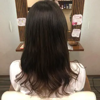 ロング 山崎 絵莉香のヘアスタイル