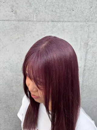 セミロング カラー SHO 👻原宿 /艶カラーのヘアスタイル