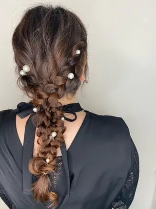 ロング Avalon所属・Hiroshi ヒロシのヘアスタイル