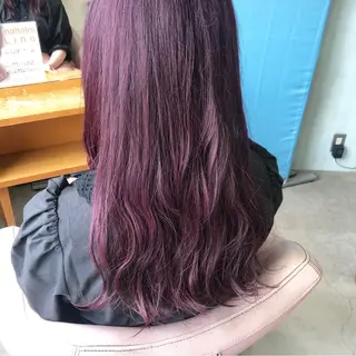 ロング カラー 小森 樹奈のヘアスタイル