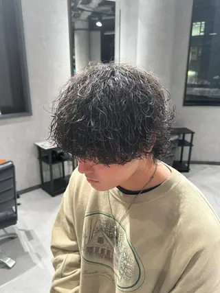 ショート パーマ メンズ メンズヘア◎ なぐらのヘアスタイル