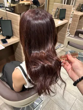 ロング カラー 塚下 怜菜のヘアスタイル