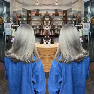 ロング カラー レイヤー/ボブ/ ミニボブ/AOIのヘアスタイル