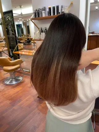 ロング 大前 斗夢/髪質改善 /艶感カラー/パーマのヘアスタイル