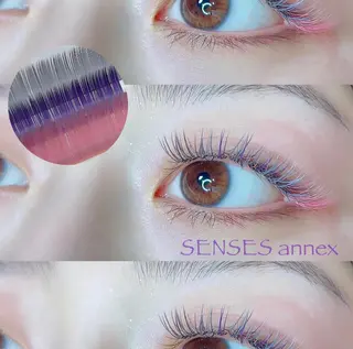 マツエク・マツパ SENSES_ WAKAのマツエク・マツパデザイン