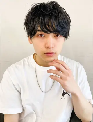ショート パーマ メンズ 加藤 いくみのヘアスタイル