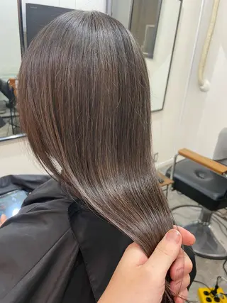 ロング カラー SUN GLOW サングロウ所属・水素トリートメント/ 髪質改善/ナカノメのヘアスタイル