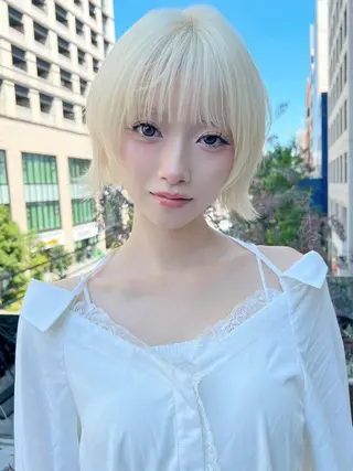 ショート カラー 望月威吹/表参道/カ ットモデル/似合わせのヘアスタイル