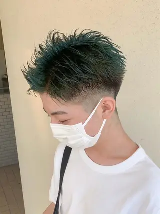 カラー メンズ 本町/新町/心斎橋 透明感カラーSANCのヘアスタイル