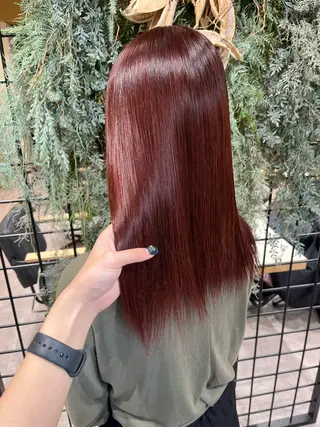 カラー ウルフ.クロスパーマ 🖤RYOKAのヘアスタイル