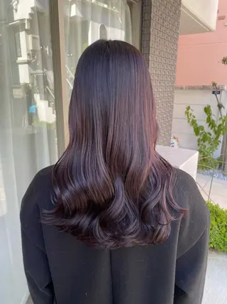 カラー グレージュ/透明感/ 韓国ヘア/RISAのヘアスタイル