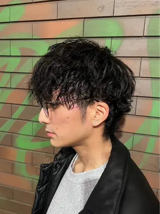 パーマ ヒロ銀座barber shop 本店所属・つつみうち ふわりのヘアスタイル
