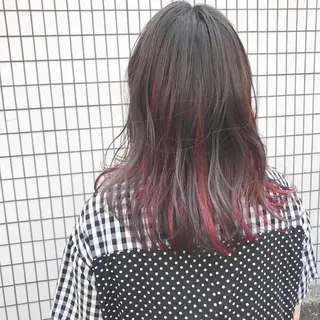 ミディアム ブリーチなしで透明感 艶カラー【Ryo】のヘアスタイル