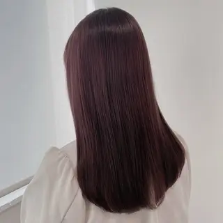 ロング カラー 韓国レイヤー🕊️ 柔らかベージュ🧸のヘアスタイル