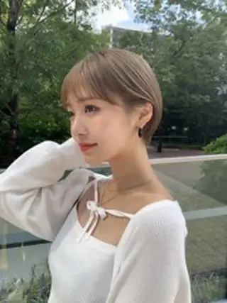 ショート Asumi 髪質改善のヘアスタイル