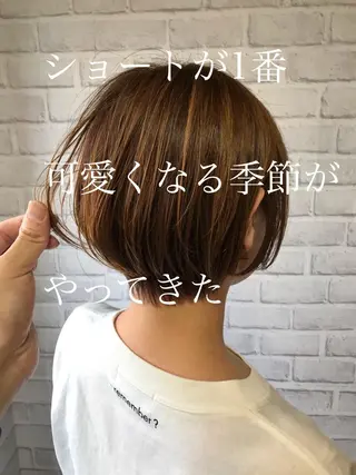 ショート カラー 鳥羽 正治のヘアスタイル