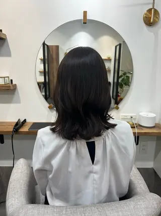 ミディアム Sayaka サヤカのヘアスタイル