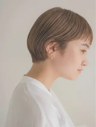 ショート カラー 川間 将彦のヘアスタイル