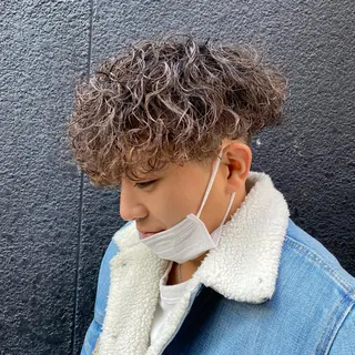 ショート カラー パーマ Selenehair 三条本店のヘアスタイル