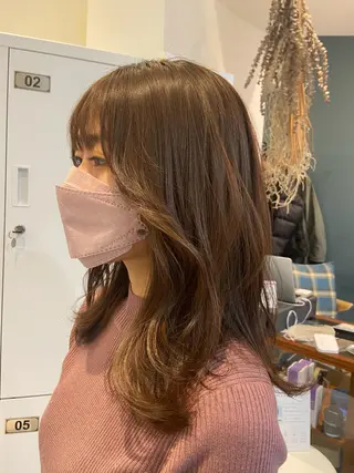 カラー なかむら ゆきのヘアスタイル