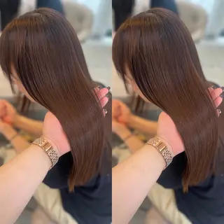 セミロング 🦋💫ami/ 韓国風カラー🦋💫のヘアスタイル