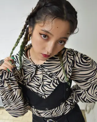 ミディアム カラー 🎀プルエクステ みまひかる🎀のヘアスタイル