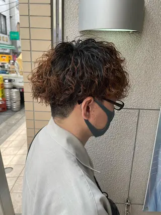 ショート パーマ メンズ 辻堂メンズ特化 YU-YAのヘアスタイル