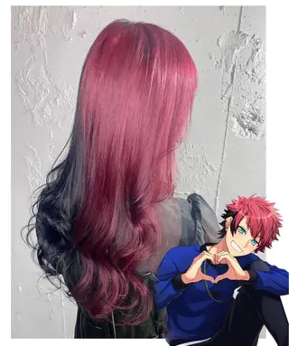 ロング カラー GARU-ガル-所属・TSUNO🦖 派手髪/オタク美容師のヘアスタイル