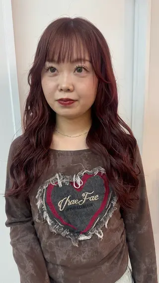 カラー yuzu /韓国ヘア / 透明感カラー🎀のヘアスタイル