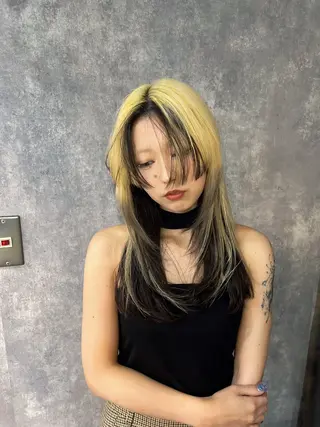 ミディアム 文屋 颯のヘアスタイル